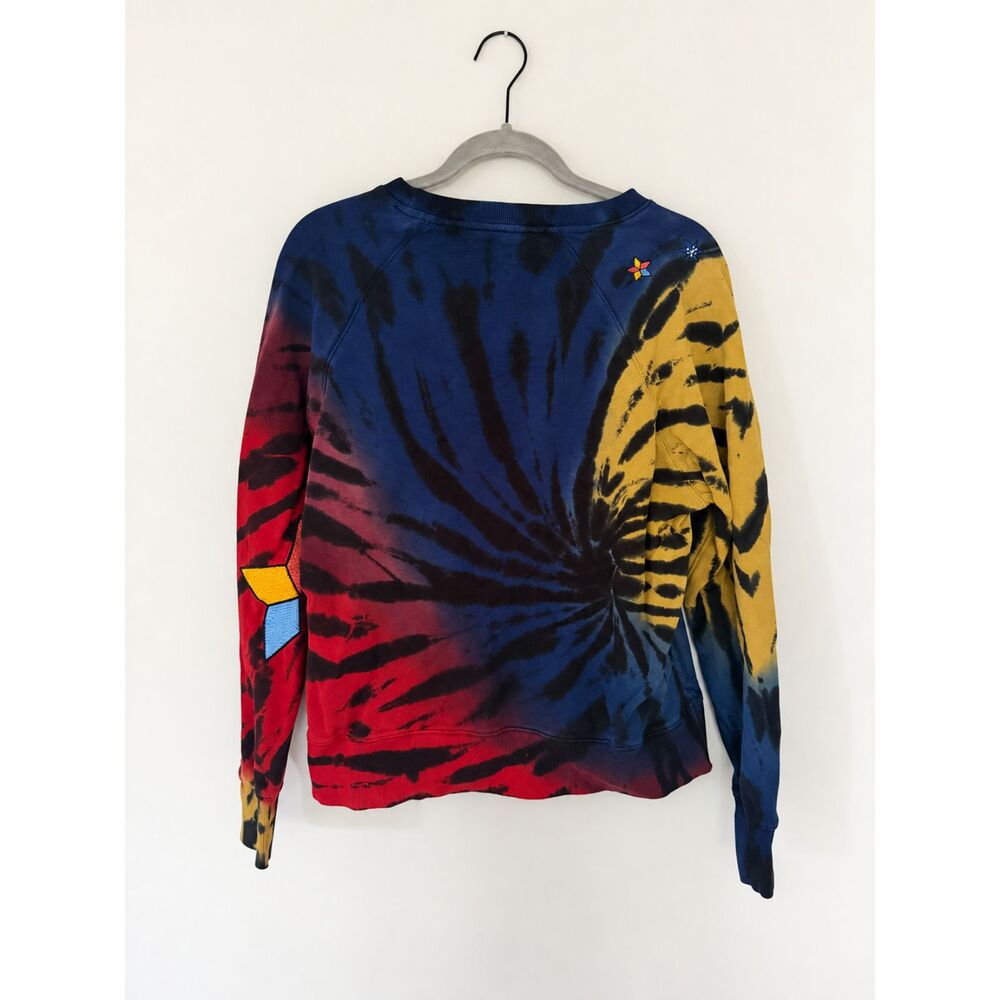 Zadig & Voltaire Art Is Truth Tie Dye Graphic Sweatshirt Size M